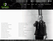 Tablet Screenshot of crossfitwestdublin.com